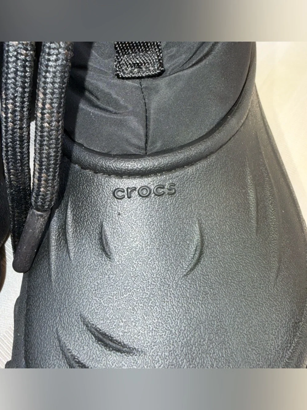 Crocs Echo Insulated Winter Boots Black Chunky Platform US Size: M7/W9 #208716